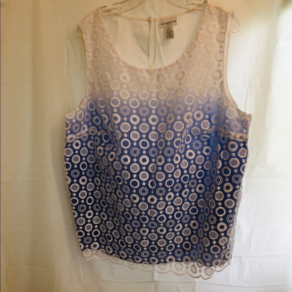 Liz Claiborne Sleeveless Top NWOT Size 2X